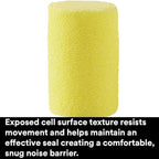 3M Ear Plugs, 200 Pairs/Box, E-A-R Classic 310-1001, Uncorded, Disposable, Foam, NRR 29, For Drilling, Grinding, Machining, Sawing, Sanding, Welding, 1 Pair/Pillow Pack