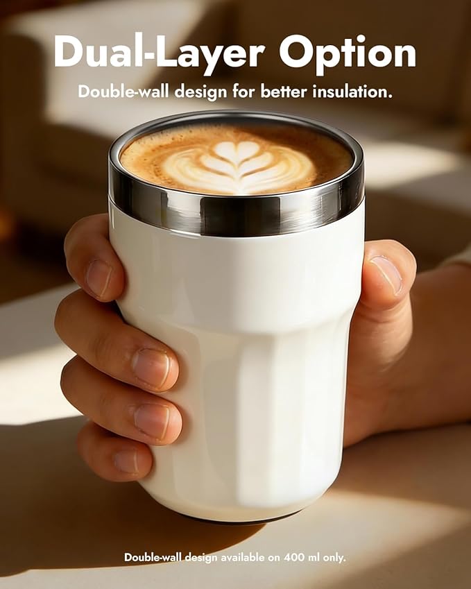 Pocket Pour-Over Coffee Maker, Portable Coffee Dripper & Cup Set with Cone Paper Filters, Travel-Friendly, Easy to Clean