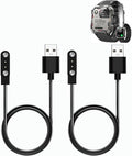 2 Pack Charging Cable for IOWODO W60 Smartwatches for Men Women,Magnetic USB Charging Cable Replacement Charger Compatible,2 Pack.
