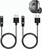 2 Pack Charging Cable for IOWODO W60 Smartwatches for Men Women,Magnetic USB Charging Cable Replacement Charger Compatible,2 Pack.