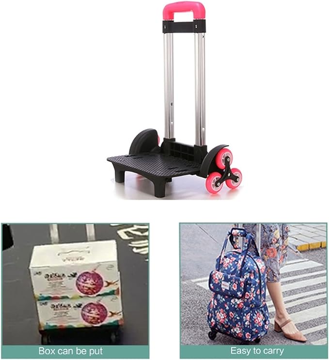 Foldable Trolley Cart 6 Backpack Aluminium Alloy S Luggage Travel Hand for Foldable Aluminium Alloy Ha