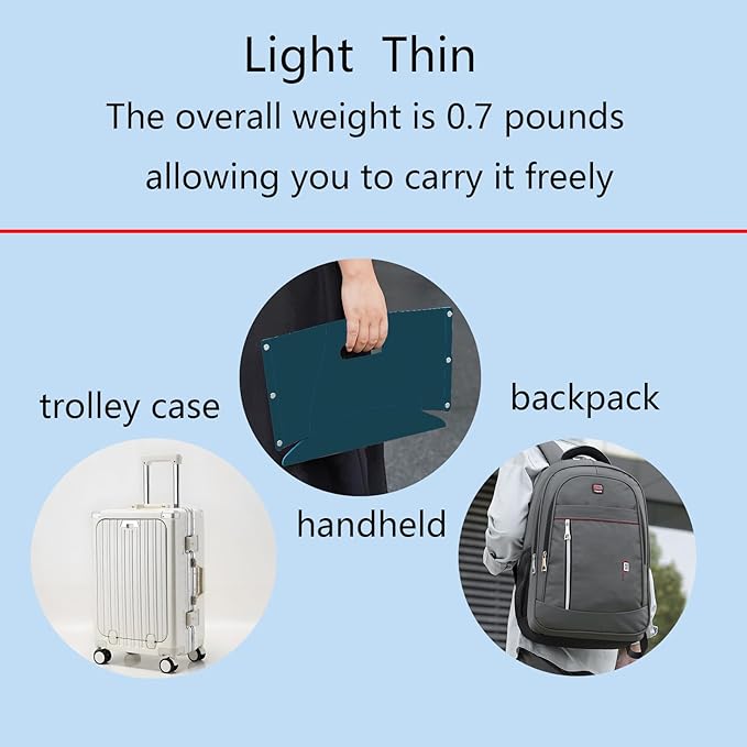 Travel Foot Rest for Airplane,Airplane Foot Rest,Portable Folding Under Desk Foot Stool,Relieves Back & Knee Pain,Comfortable for Long Flights,Cars,Trains,Ultralight Mini (Dark Black)
