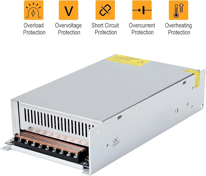 12V 100A 1200W DC Switching Power supply Adapter PSU AC-DC 12Volt Industrial Transformer Converter 0-80/50amps LED drive Lamp Meter Semiconductor Motor Pump Winch Stereos Amplifier Fan SMPS 110V/220V