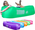 WEKAPO Inflatable Couch Air Lounger Chair - Camping & Beach Accessories, Portable Blow up Sofa for Hiking, Lawn, Indoor/Outdoor Movies & Music Festivals. Lightweight and Easy to Set Up Air Hammock