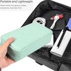 CAAORDKSO Electronic Organizer Travel Cable Accessories Bag, Electronic Organizer Case, Electronic Accessories Organizer Bag for Cable, Cord, Charger, Phone, Power Bank, Earphone (Big-Mint Green)