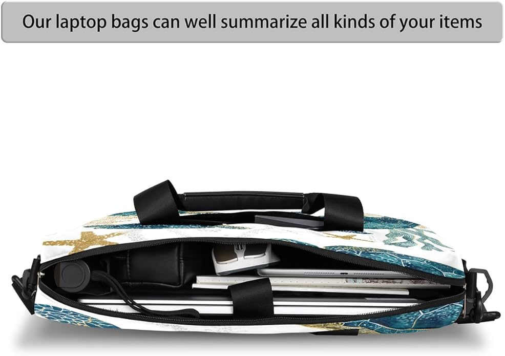 Cute Laptop Shoulder Bag for Women Men, Computer Laptop Bag Laptop Sleeve Case Laptop Satchel Briefcase Carrying Bag QA-1