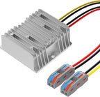 DC 12V Boost to 19V 10A 190W Boost Converter Power Converter Waterproof Module Transformer is Used for Golf cart, CLU bcarand Other Vehicles