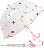 Kids Clear Umbrella for Rain Dome Bubble Umbrellas Windproof for Kids Boys and Girls