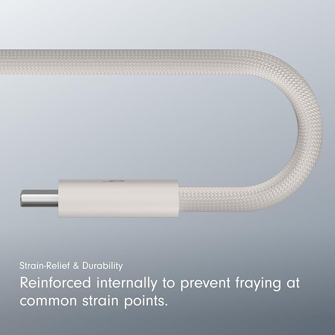 Beats 240W USB-C to USB-C Braided Cable, Fast Charging, Durable/Tangle Free, Compatible with Apple and Android Devices (3 m/10 ft) – Surge Stone