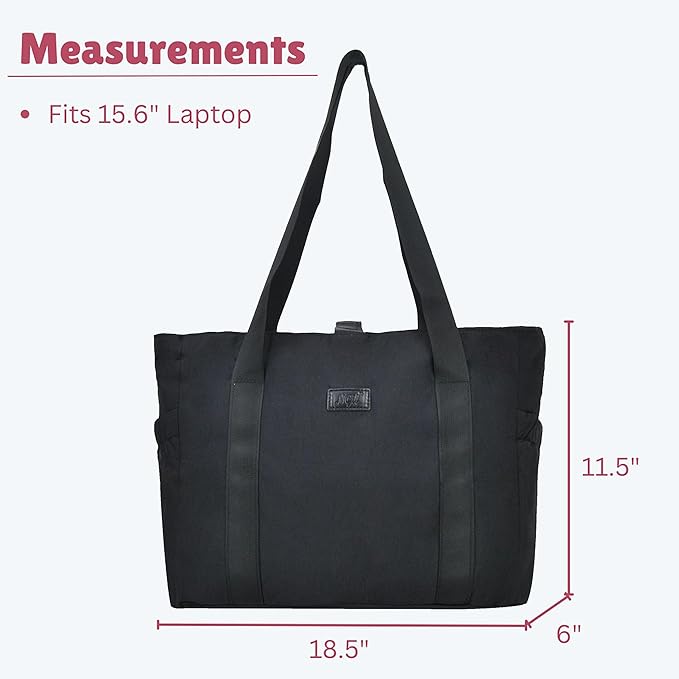 NGIL Yoga Tote Bag, Gym Tote Bag,Work Nurse Tote Bag for Women, Computer Tote for Laptop, Travel Tote Shoulder Bag for Women