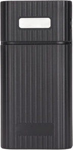 SUNGOOYUE DIY Power Bank Case H02B, Portable Battery Charger with Micro Type C Input for Mobile Phone MP3 MP4 Digital Camera, ABS Material (Black)