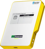 Heltec Meshtastic & LoRa Compatible Magnetic Power Bank with nRF52840 and SX1262 Chips E-Ink Display, Wireless Charging 5000mAh for Outdoor Emergency - MeshPocket Qi2 (Yellow)