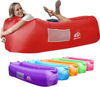 WEKAPO Inflatable Couch Air Lounger Chair - Camping & Beach Accessories, Portable Blow up Sofa for Hiking, Lawn, Indoor/Outdoor Movies & Music Festivals. Lightweight and Easy to Set Up Air Hammock