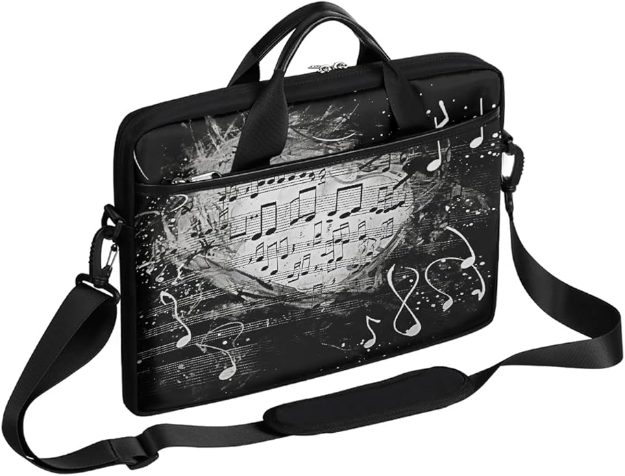 Laptop Shoulder Bag for Women Men, Waterproof Computer Case Messenger Bag Briefcase for Business Office Travel