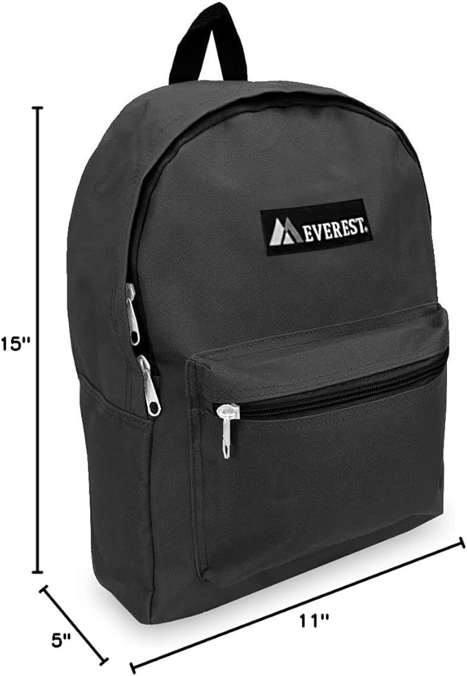 Everest 1045K Basic Backpack, 15", Charcoal
