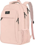 MATEIN 15.6 inch Laptop Backpack, Cute Slim Computer Travel Backpack, Carry On Casual Daypack Bag Gifts for Women Teacher Nurse, Pink