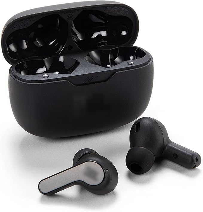 Replacement Silicone Ear Tips for JBL Vibe Beam 2 / JBL Vibe Beam/JBL Vibe 200TWS / JBL Wave Beam Wireless Earbuds, 3 Pairs (S/M/L, Black)