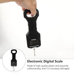 LALAFINA 30kg Portable Digital Hanging Luggage Scale with Fishing Hook, Handheld Electronic Weight Scale for Travel