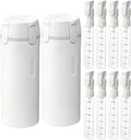 AprYew 4 in 1 Travel Dispenser Bottles Refillable, 4 Pack 30ML Travel Bottles for Toiletries, Travel Size Shampoo and Conditioner Bottles,for Vacation Business Trip (2PC Mix C)