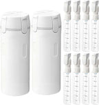 AprYew 4 in 1 Travel Dispenser Bottles Refillable, 4 Pack 30ML Travel Bottles for Toiletries, Travel Size Shampoo and Conditioner Bottles,for Vacation Business Trip (2PC Mix C)