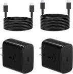45W Samsung Super Fast Charger Block, 2Pack Type C Fast Charging Block with 3FT 6FT USB C Charger Cable Compatible with Samsung Galaxy S24 S23 S22 S21 Ultra/S20/S20 Ultra/Note 20 Ultra