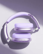 Wentronic Y02 Active Noise Cancelling Headphones, Wireless Over-Ear Bluetooth 5.4 Headphones, Multiple Modes, 60H Playtime, Hi-Res Audio, Big Bass, Foldable Lightweight for Travel Home Office, Purple