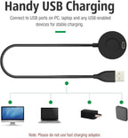2Pack Charger for Garmin Venu 4/Venu 3/Venu 3S/Venu 2/Venu 2 Plus/Venu 2S/Venu/Venu Sq 2/Venu Sq/Venu X1 Replacement USB Charging Cable Date Sync Cord Adapter for Garmin Venu Series Smartwatch