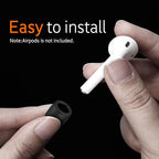 Compatible Airpods Strap, Silicone Anti-Lost Strap Connector Sports Neckband Compatible for Airpods Pro 3/2/1, Air Pod 4, 3, 2, 1, Black with Orange