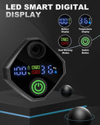 AUTOPkio Portable Camping Shower, Upgraded Outdoor Shower with 6000mAh Rechargeable Battery Pump & Digital Display for Hiking, Travel, Car, Pet Bath, Watering, Emergency