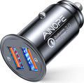 AINOPE USB Car Charger Adapter 45W, Cigarette Lighter USB Charger, Fast Car Charger for Android,[All Metal&Mini] QC 3.0 USB Adapter for iPhone 17 Pro Max 16e 16 15 14 Pro Samsung S26 S25 Mother‘s Day