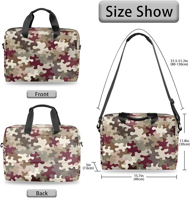 Cute Laptop Shoulder Bag for Women Men, Computer Laptop Bag Laptop Sleeve Case Laptop Satchel Briefcase Carrying Bag QA-1