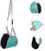 Travel Essentials Airplane Foot Hammock Inflatable Footrest Airplane Head Strap Comfy Foot Hanger for Long Trips