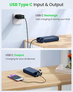 Power Bank Fast Charging 50000mAh - 22.5W Portable Charger USB C Quick Charge with 4 Outputs & 3 Inputs LED Display Huge Capacity External Battery Pack for iPhone, Samsung, iPad etc