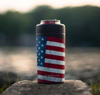 Frost Buddy Universal Buddy Can Cooler - Fits All - For Regular 12 & 16 oz or Slim-Size Bottles - Insulated Double-Walled Stainless Steel (Merica)