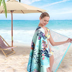 Beach Towel Microfiber Beach Towels Sand Free Quick Dry Lightweight Travel Towels Oversized Large Quick Cute Starfish Design 30×60 inch Beach Towels for Kids Women Men Pool Swim