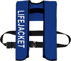 Adult Automatic Inflatable Kayak Vest PFD,Water Sports Vest for Boating Fishing Kayaking SUP Paddleboarding（fit Weight Below 330 lbs）