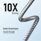 ohbox USB-C to Lightning Cable 3FT 3Pack iPhone Charger Fast Charging Braided Type C Charging Cord Compatible with iPhone 14 13 13 Pro Max 12 12 Pro Max 11 XS XR X 8 iPad
