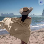 Cotton Turkish Beach Towel with Towels Oversized 36"x72" Pool Absorbent Extra Large Quick Dry Sand Travel Towel (Mix, 6 Pack)