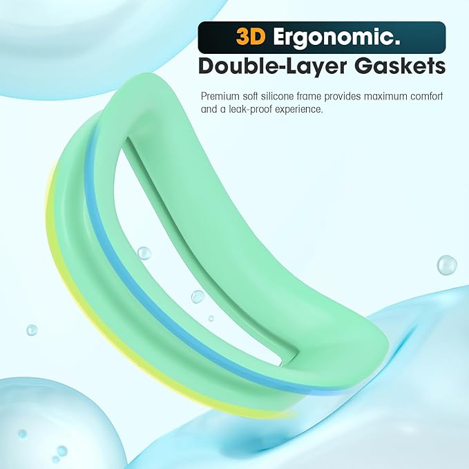 Braylin Swim Goggles, 2-Pack Swimming Goggles, Anti Fog, No Leaking For Adult Women Men Youth