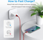 etguuds USB C Cable [20ft/6m], 1-Pack, Long USB-A 2.0 to USB-C Cable, Fast Charging Type C Charger Cord Nylon Braided for Samsung Galaxy Note, LG, Moto, Pixel, Switch, and Other USB C Devices