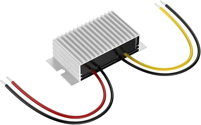 24 Volt to 12 Volt Converter, More Safe 18V to 12V Step Down Converter 5A 60W for Golf Cart Light Truck Vehicle Boat (Accept DC 15-40V Inputs)