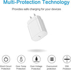 Type C Charger Fast Charging for iPhone 17 16 15,USB C Samsung Chargers Block 25W Super Fast Chargers for Samsung Galaxy S25/S24 S23 S22 S21/iPhone Air/17/17 Plus/17 Pro Max/16 Pro Max/15 Plus(White)