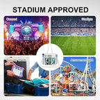 XCU Clear Bag for Stadium Events 12x6x12 Large Clear Tote Bag Transparent Lunch Bag Adjustable Straps for Concert Sports Work