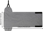 Baoblaze Airplane Foot Hammock Support Adjustable Plane Footrest High Performance Convenient Travel Essentials for Women Men Long Trip, Gray