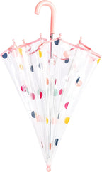 Kids Clear Umbrella for Rain Dome Bubble Umbrellas Windproof for Kids Boys and Girls