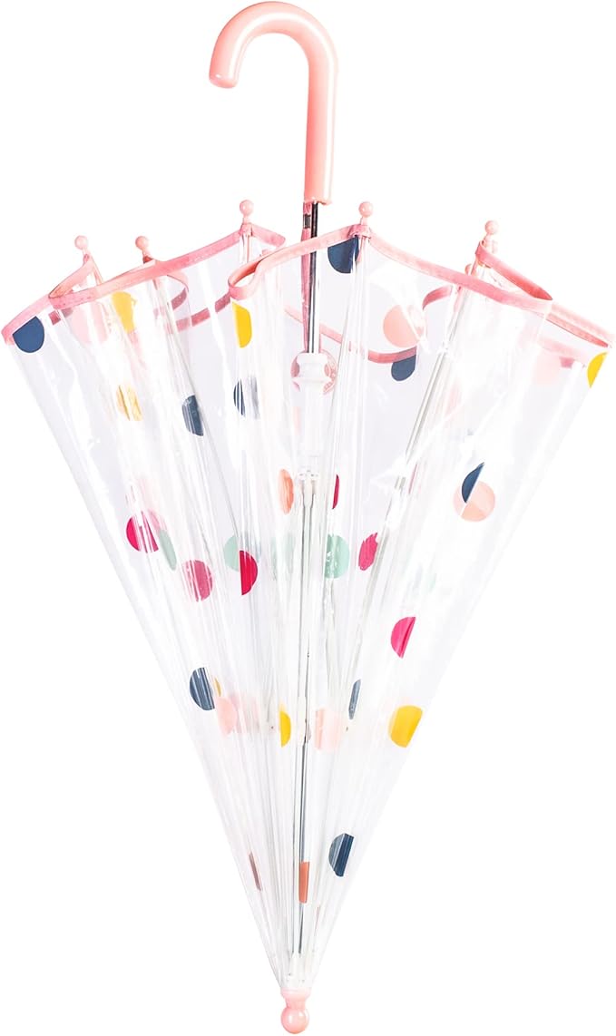 Kids Clear Umbrella for Rain Dome Bubble Umbrellas Windproof for Kids Boys and Girls