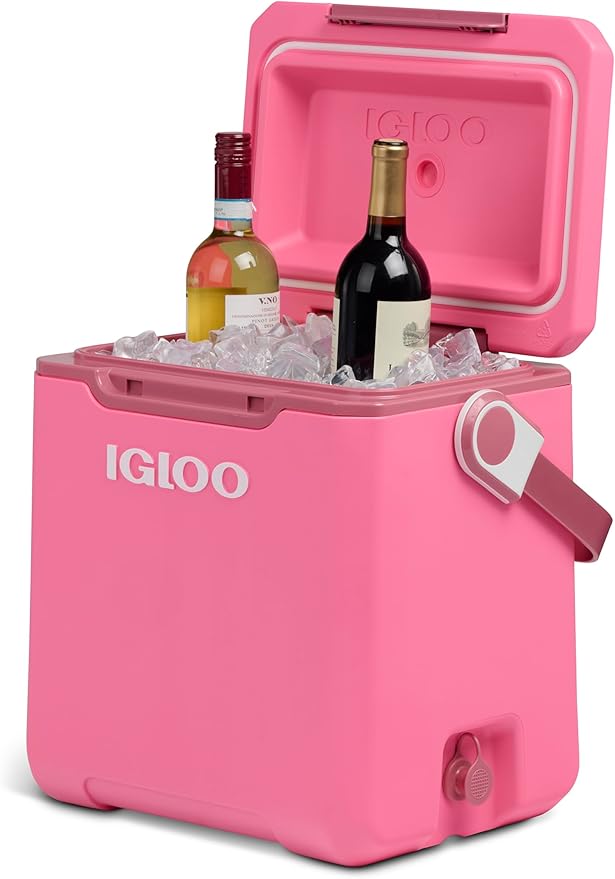 Igloo Tag Along Too Coolers | Insulated Hard Shell Picnic Style Cooler | Rolling Ice Chest