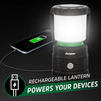 ENERGIZER LED Camping Lantern X1000, Bright and Rugged Tent Light, Water Resistant Lantern for Camping, Hiking, Fishing, Emergency (USB Cable Included)