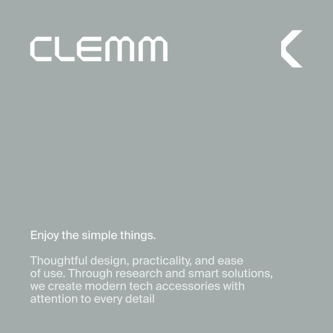 Clemm Portable Charger Quick Charging Power Bank (Graphite, 30000, Milliamp Hours)