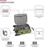 SWISSGEAR Sion Softside Expandable Spinner Luggage Durable Lightweight Travel Suitcase, Evergreen, 3-Piece Set (21/25/29)
